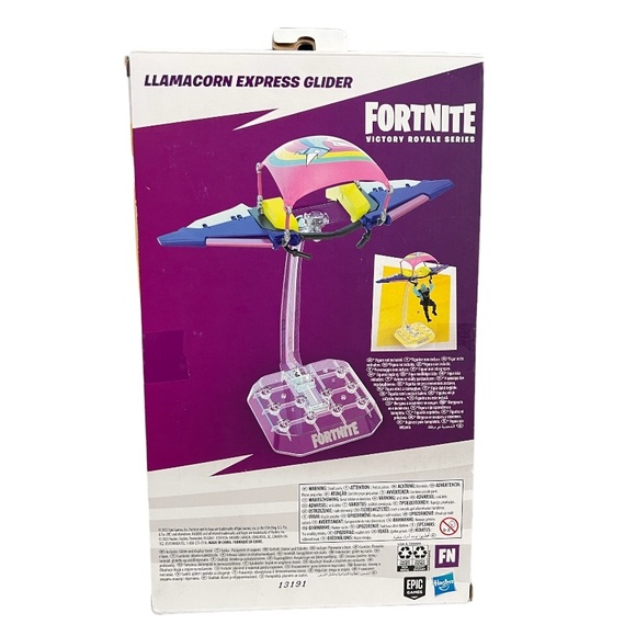 Fortnite Victory Royale Series Llamacorn Express Collectible Glider & Stand - Picture 3 of 3